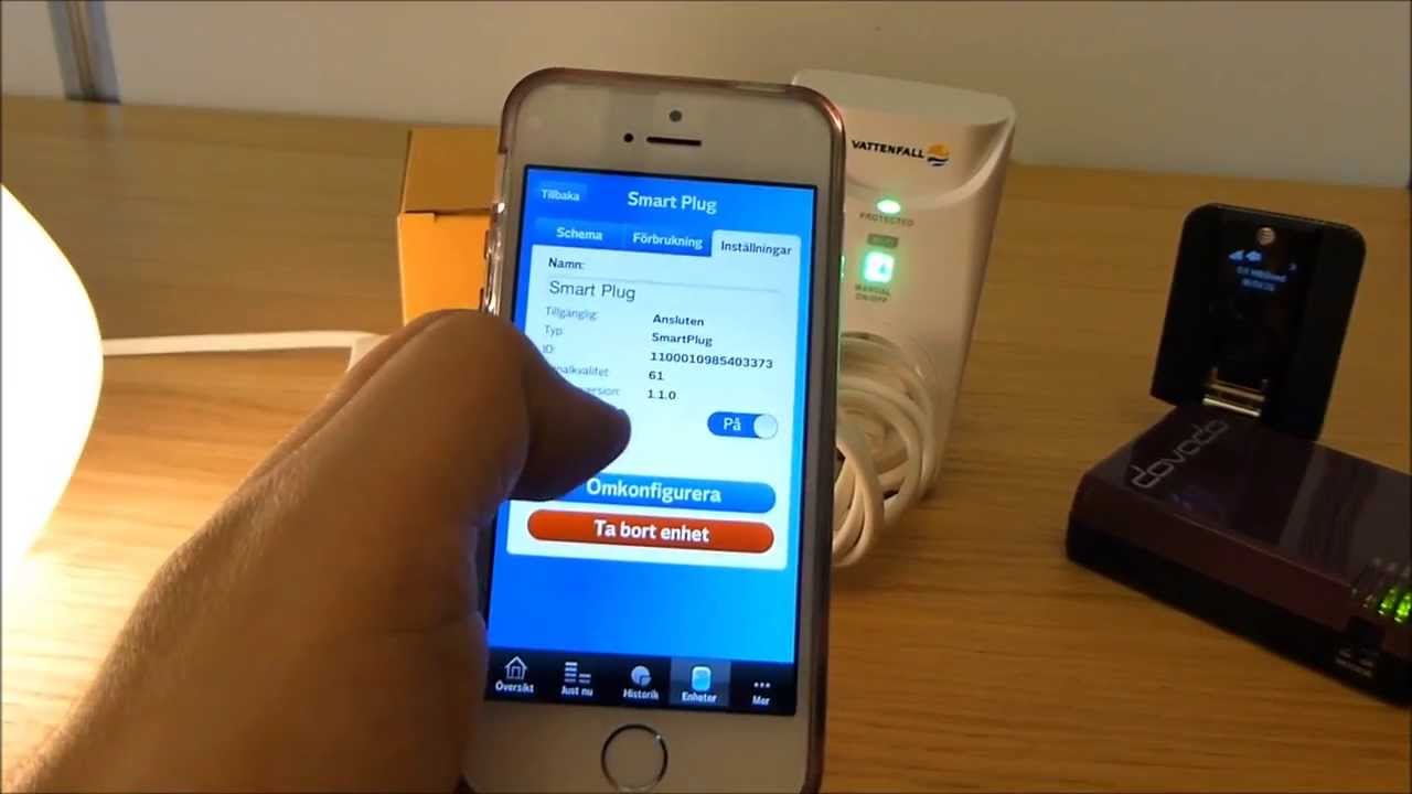 DOVADO & Vattenfall EnergyWatch and Smart Plug Smart Home Automation Solution