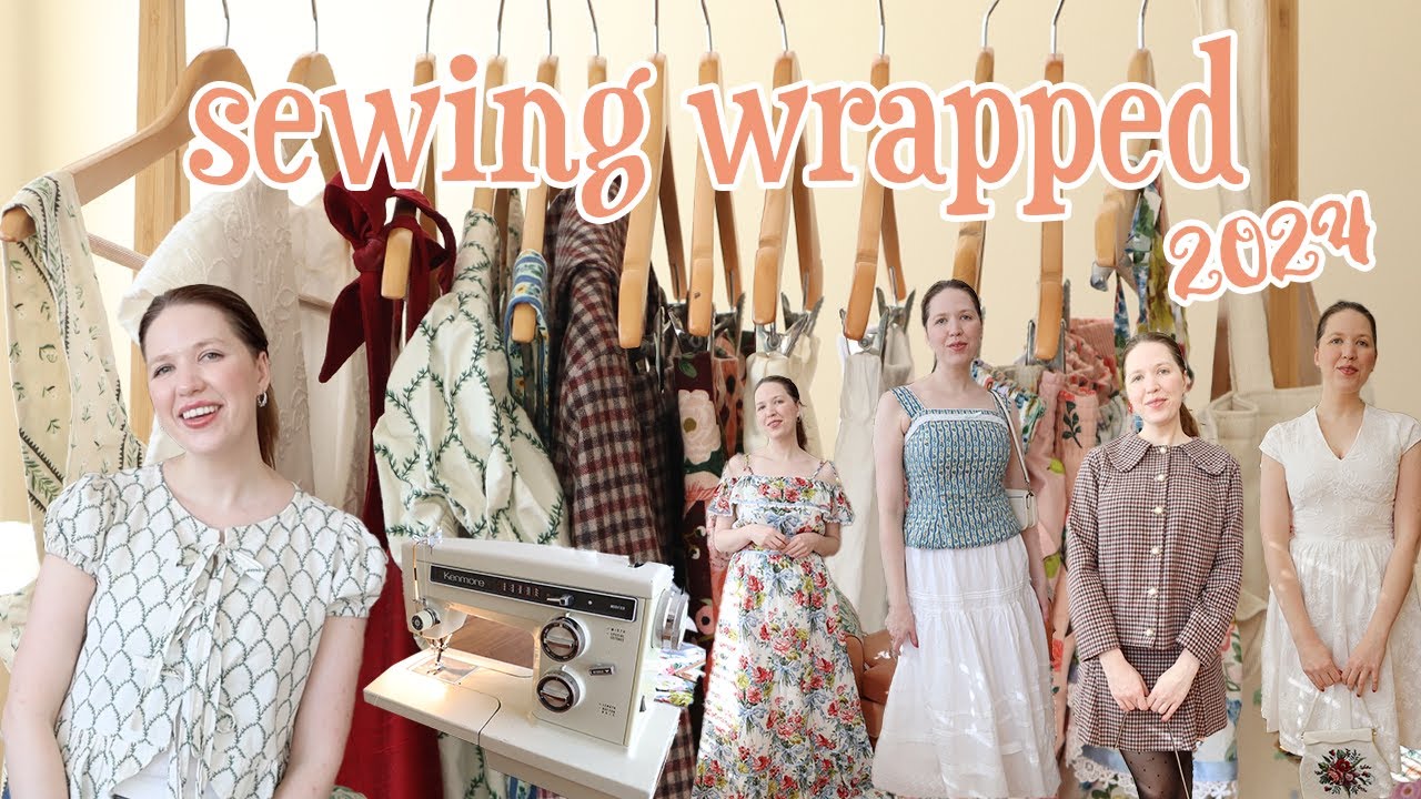 SEWING WRAPPED 2024 🧵🪡 💗 Everything I Made for My Handmade Wardrobe