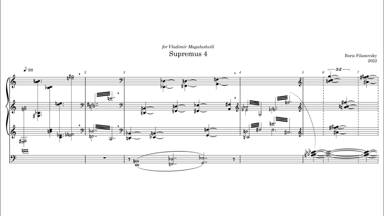Boris FILANOVSKY: Supremus 4, world premiere - Vladimir Magalashvili, organ