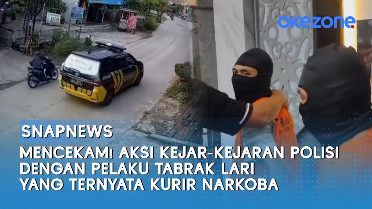 Mencekam! Aksi Kejar-kejaran Polisi dengan Pelaku Tabrak Lari yang Ternyata Kurir Narkoba | Snapnews