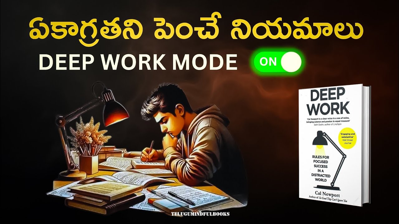 Get FOCUSED in Just 30 Minutes with Deep Work Audiobook in Telugu