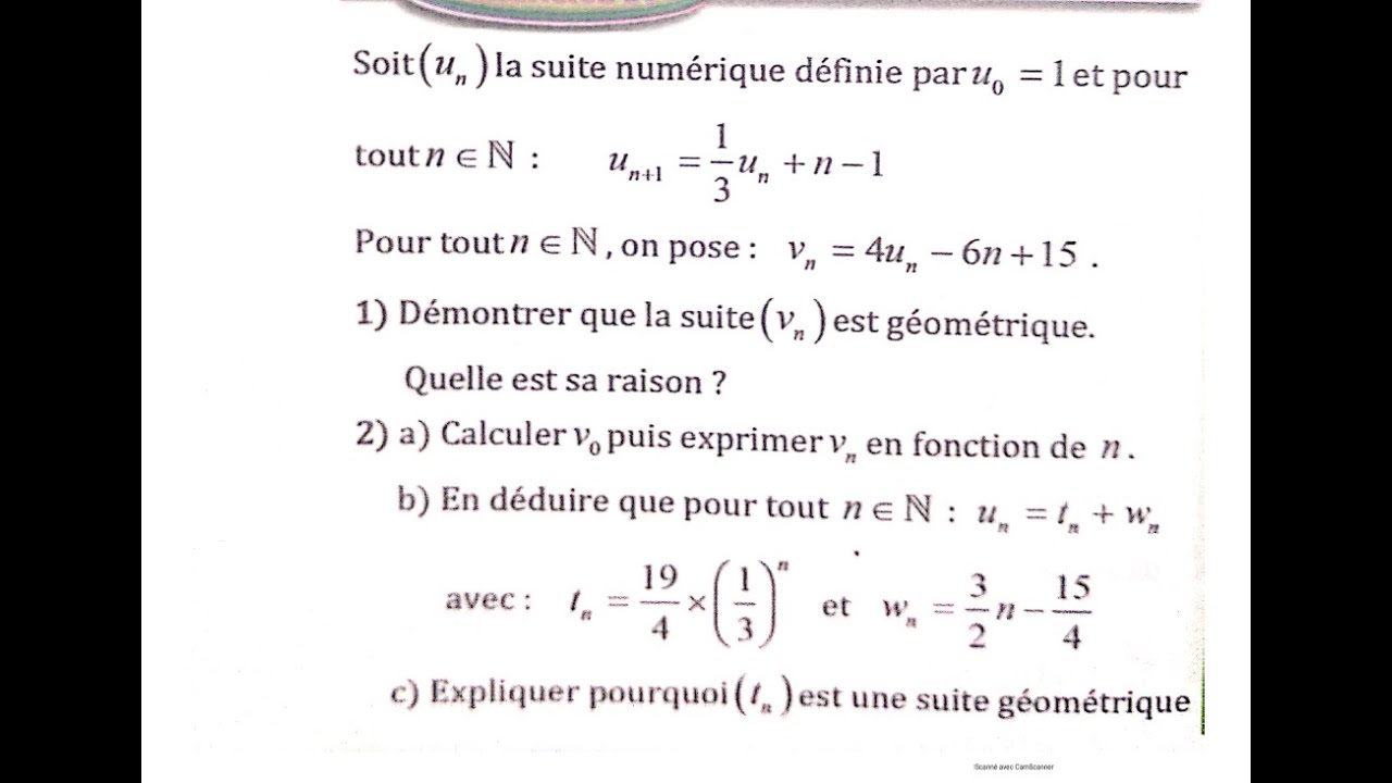 1 bac sm suite numérique ex 59 page 112