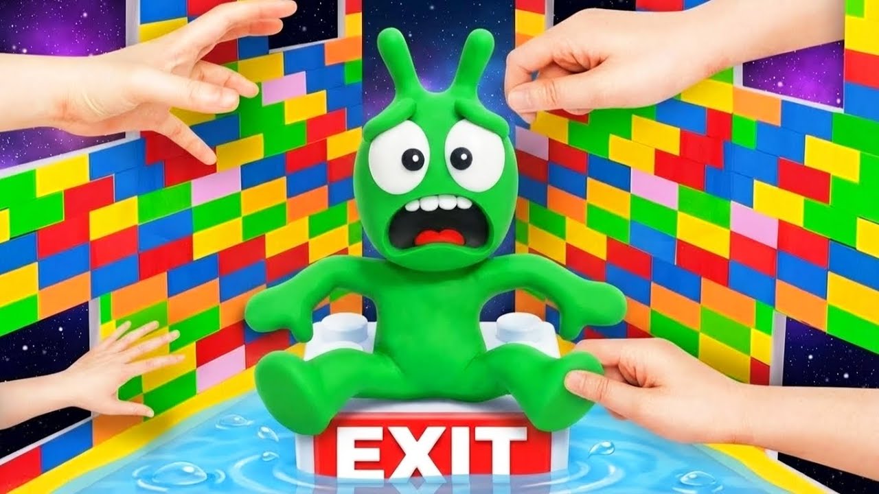 Pea Pea Atrapado en el Laberinto de LEGO | Desafío Divertido de Escape | Dibujos Animados para Niños