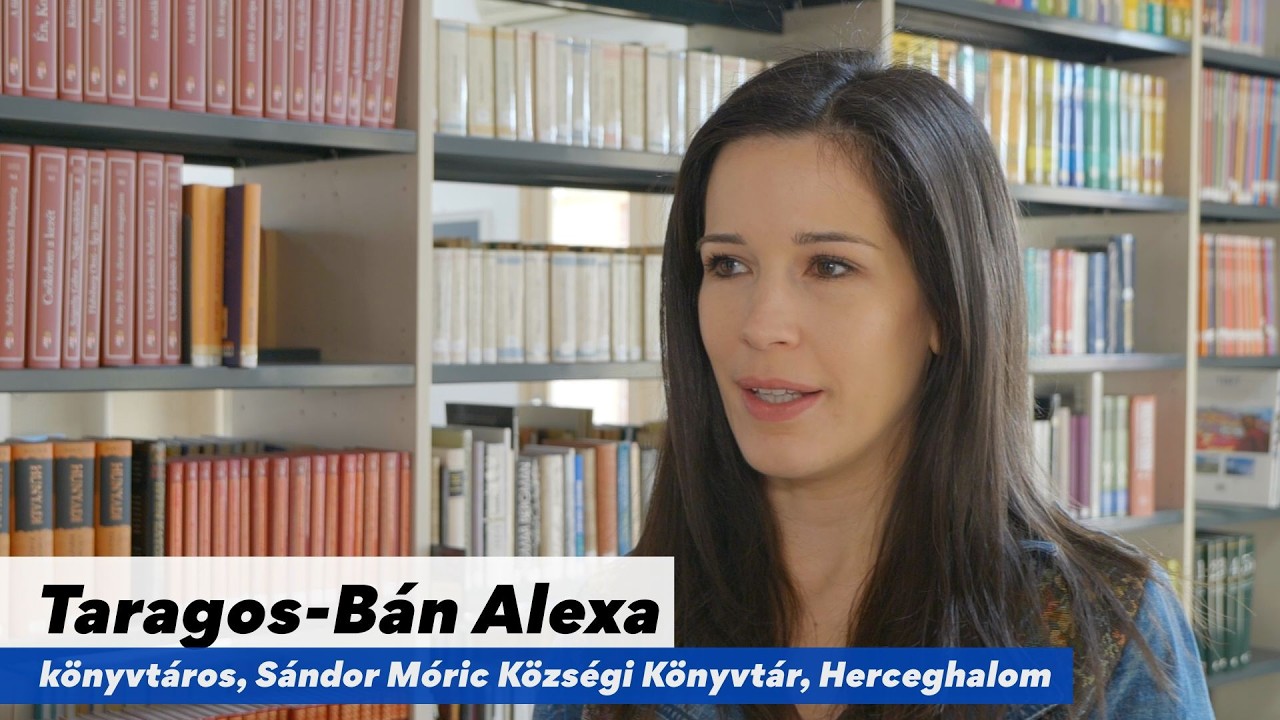 Szeretem a kultúrát és rendszerben gondolkodni - Taragos-Bán Alexa az új könyvtáros Herceghalomban