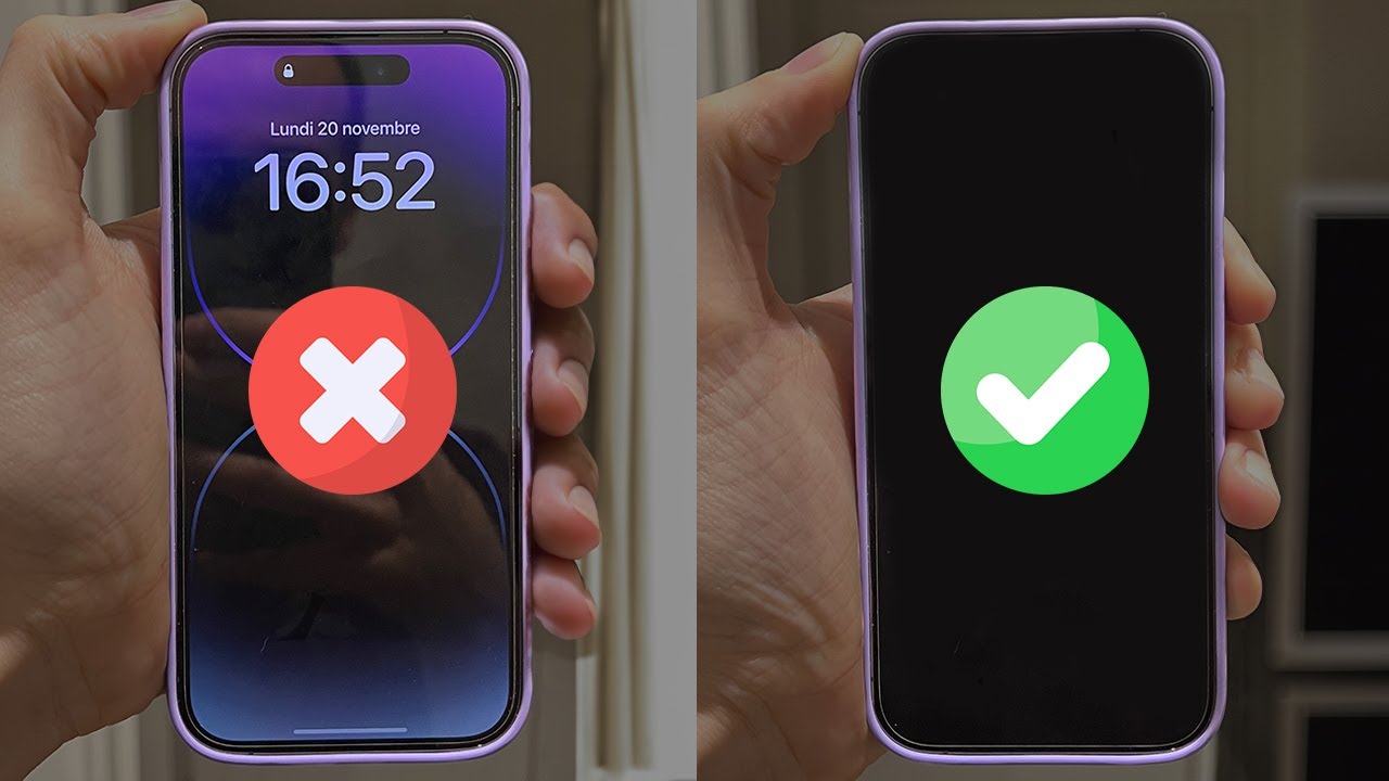 Impossible d'éteindre l'écran de son iPhone 14 Pro, 14 Pro Max, 15 Pro, 15 Pro Max ?