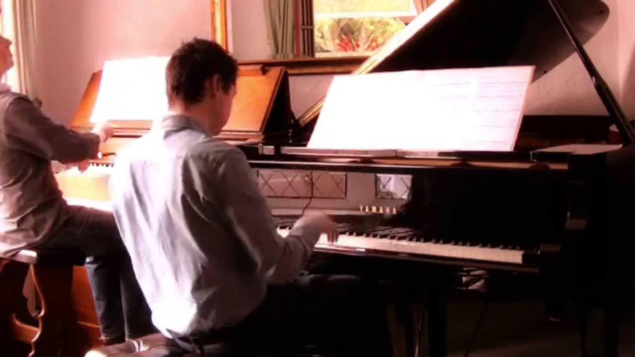 FRANCK - PRELUDE, FUGUE & VARIATION Op.18 (Scott Brothers Duo - Piano &  Harmonium)