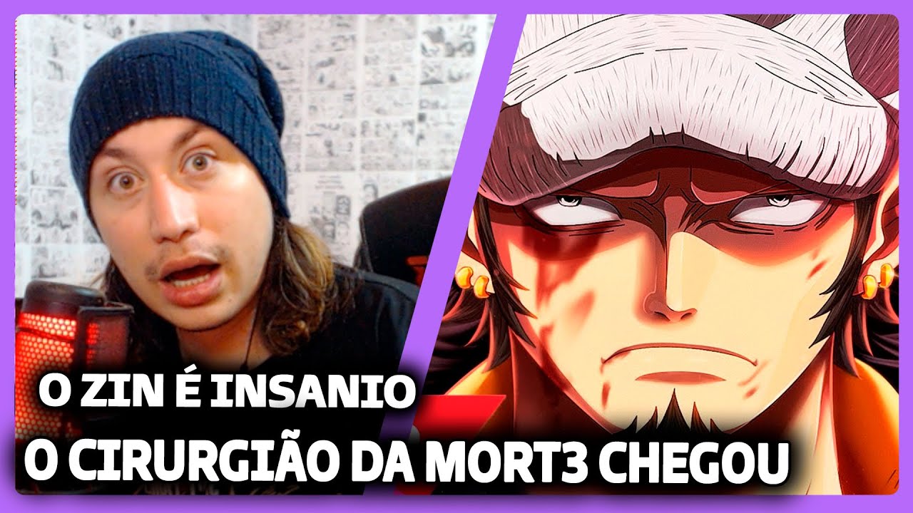 Rap do Law (One Piece) - CIRURGIÃO DA MORTE | NERD HITS| 7 Minutoz  | REACT DO MORENO