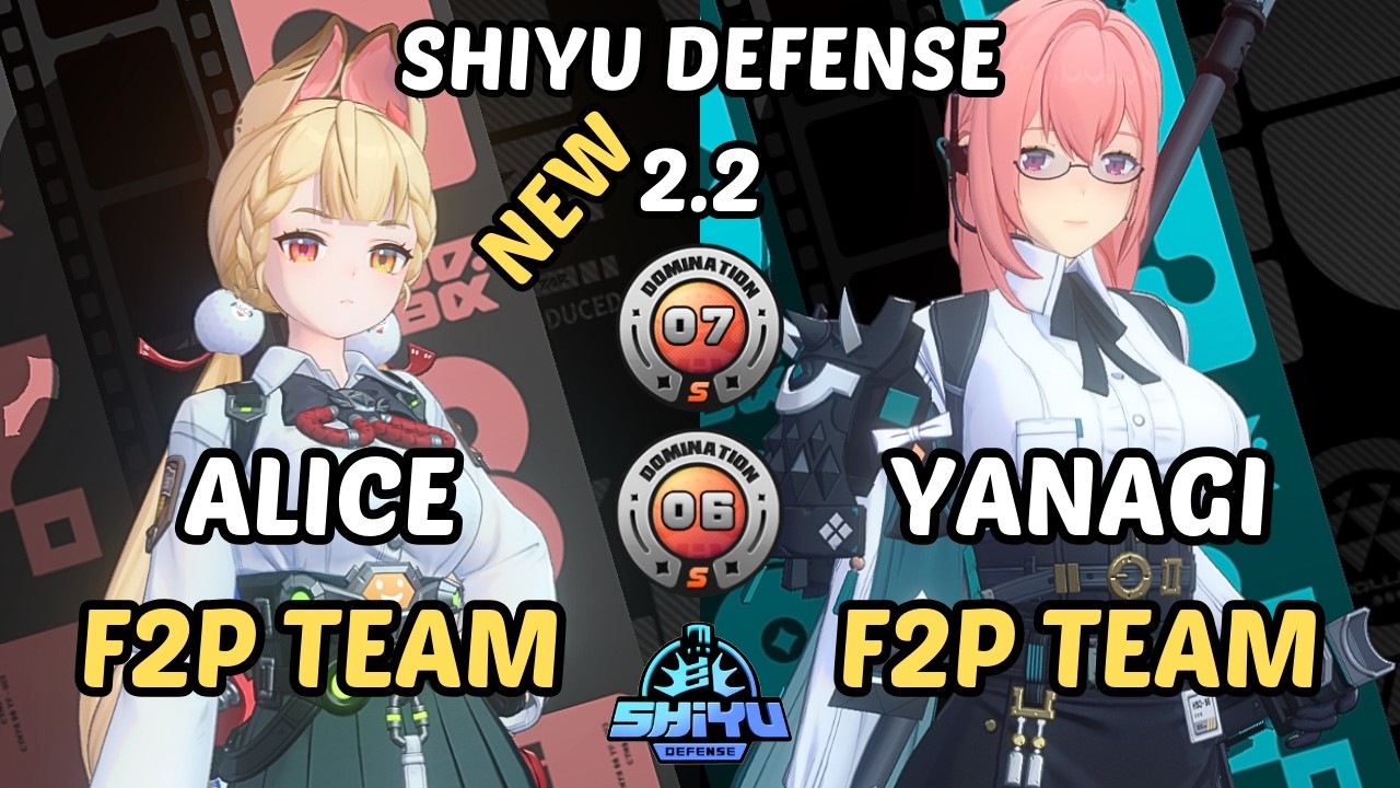 M0W0 Alice Piper F2P Team x M0W0 Yanagi Seth F2P ZZZ | NEW Shiyu Defense 6-7 | Zenless Zone Zero 2.2