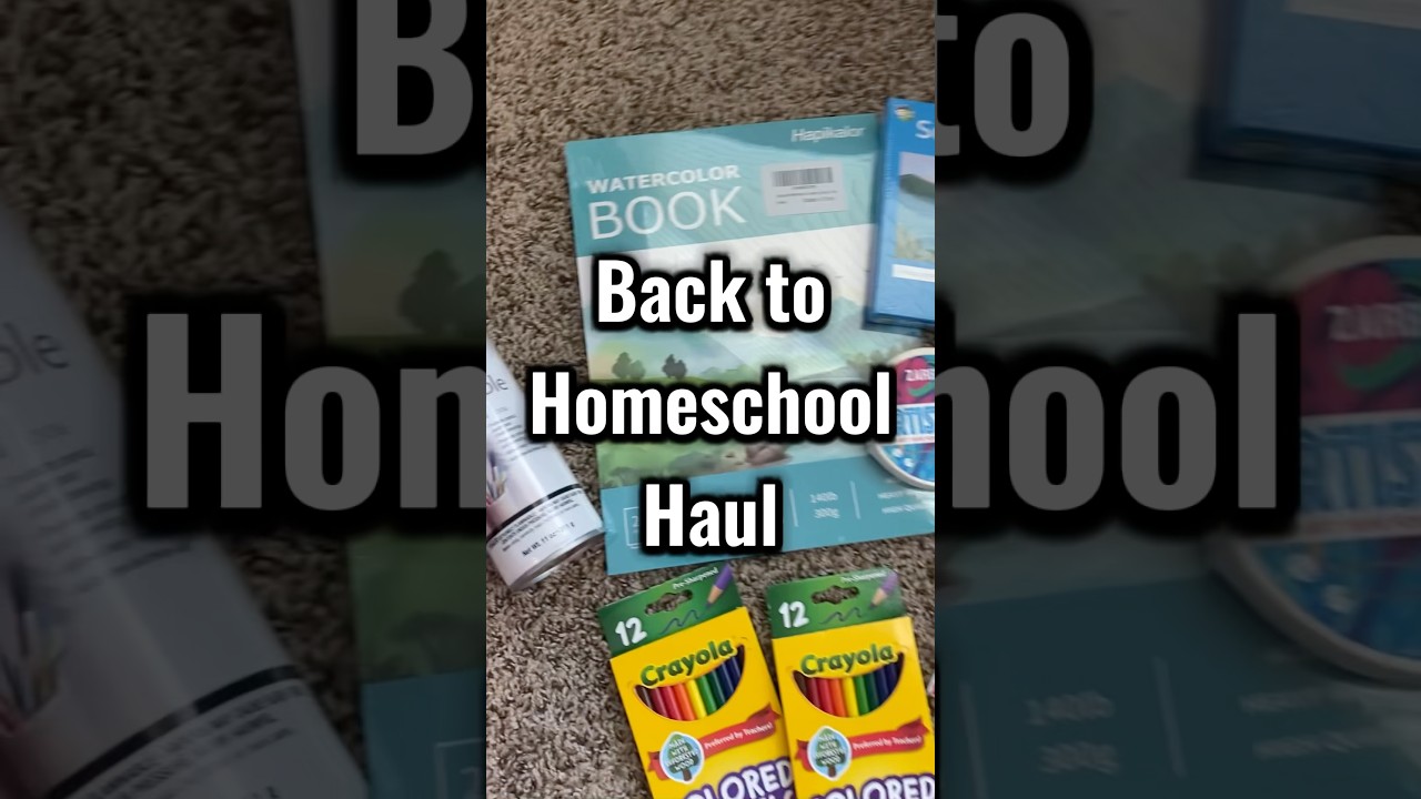 Minimalist Back to School Homeschool Haul