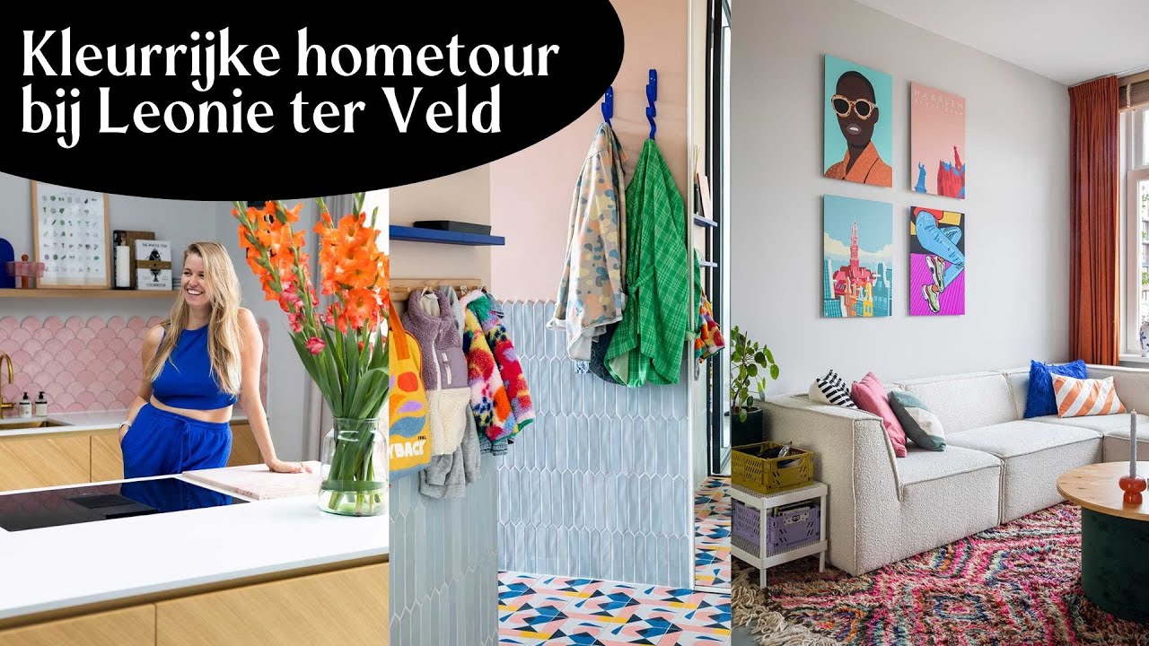 BINNENKIJKEN IN EEN HUIS VOL KLEURRIJKE TEGELS | INTERIORJUNKIE | HOMETOUR