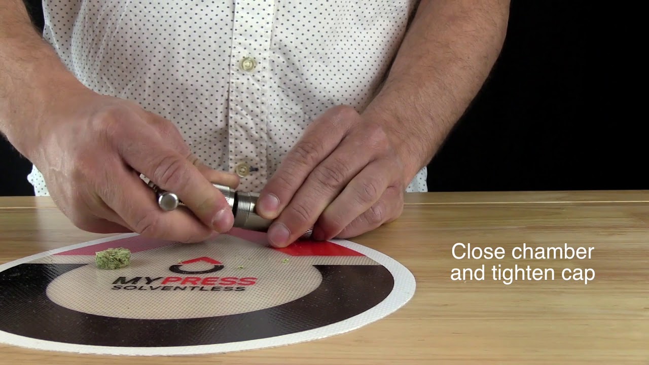 How to Use A Stainless Steel Pollen Press - My Press Solventless