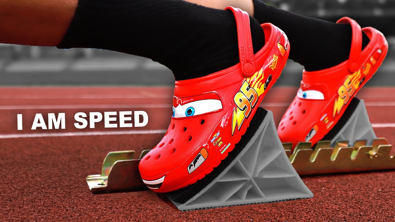 Помогают ли кроссовки Lightning McQueen Crocs бегать быстрее?