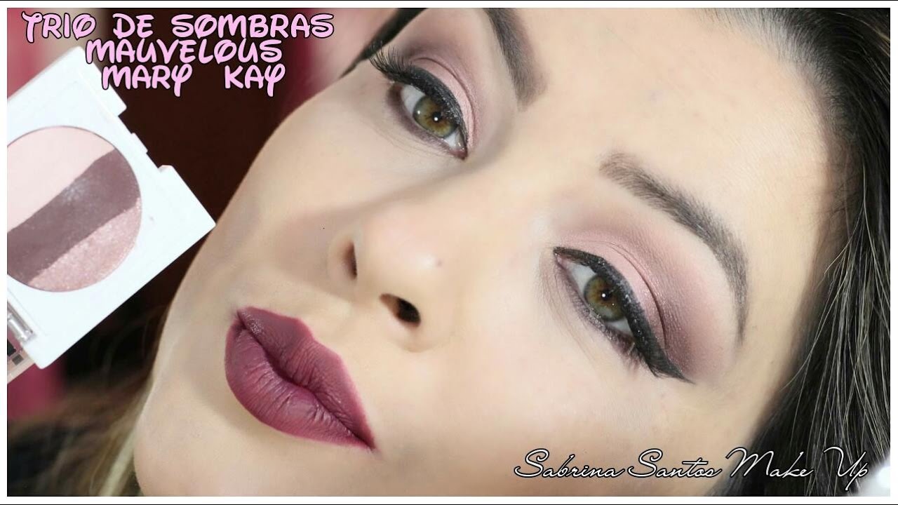 Maquiagem com Trio Mauvelous da Mary Kay por Sabrina Santos
