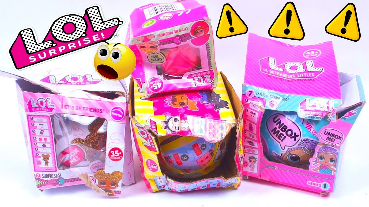 I Bought a LOL Surprise from AliExpress. Unboxing 4 Different LOL Balls. LOL Dolls Fake.