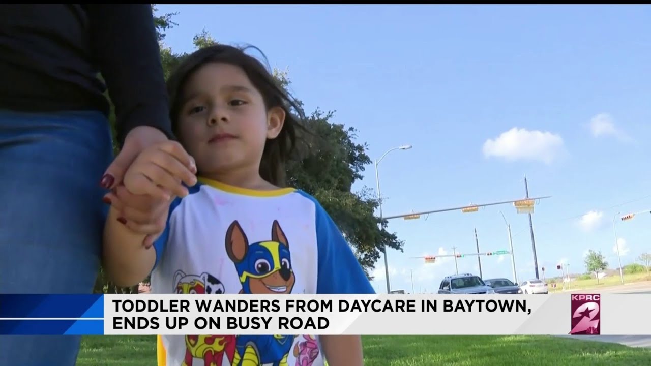 Toddler wanders from day care in Baytown, ends up on busy road