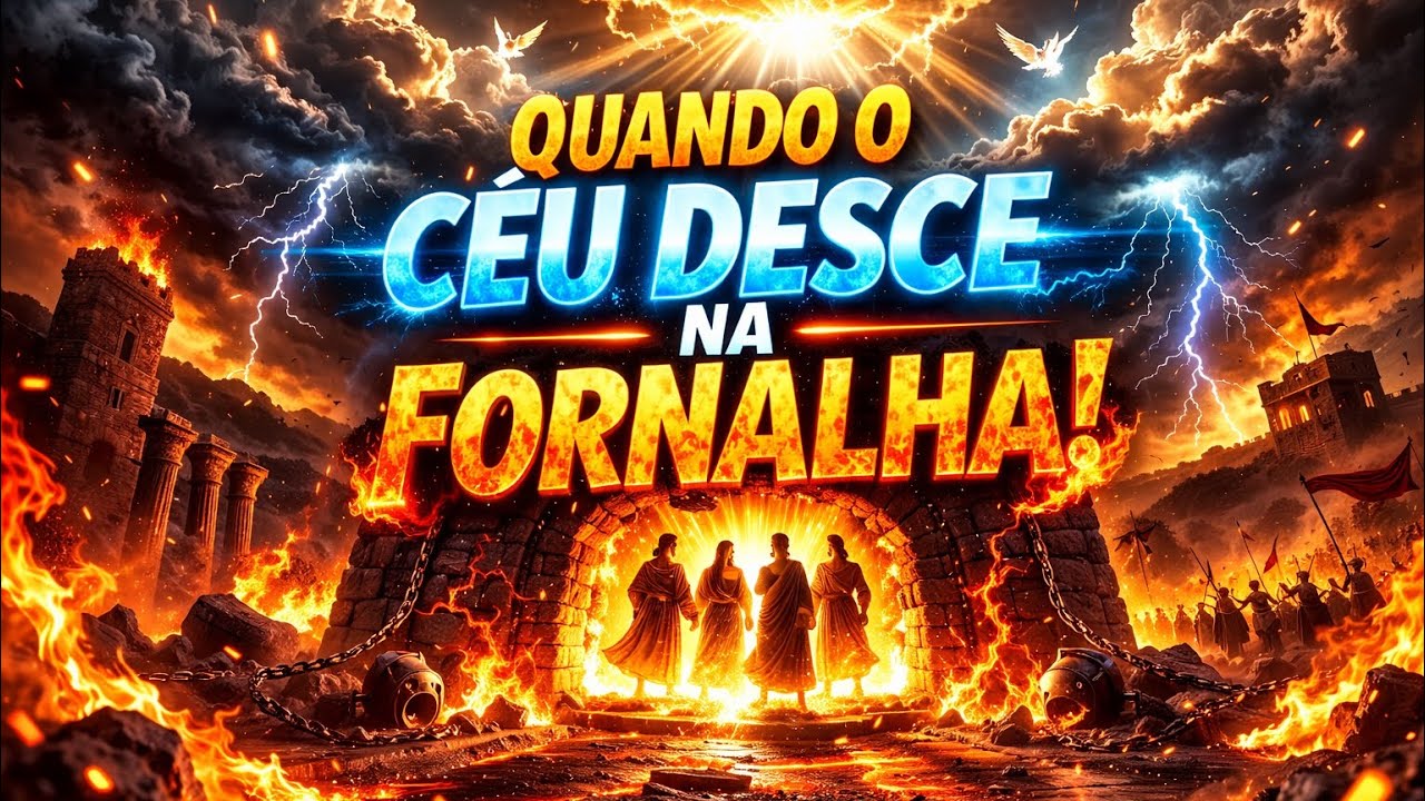O CÉU DESCE NO FOGO e revela o sobrenatural | LOUVOR GOSPEL 