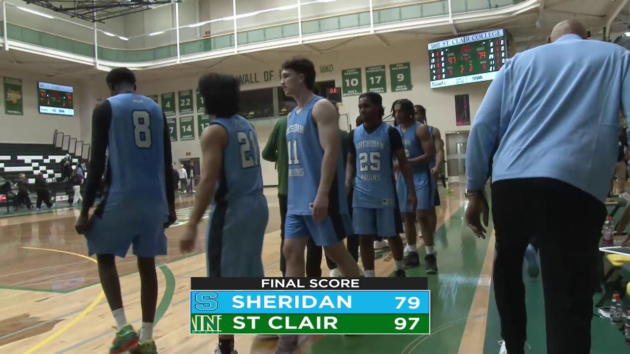 OCAA Men's Basketball 🏀 Sheridan @ St. Clair [2025/11/30]