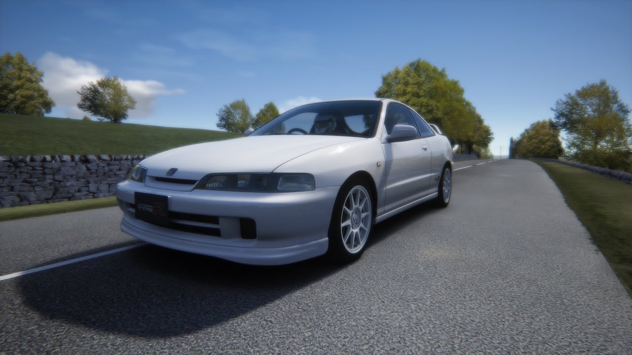 Assetto Corsa Free Roam Driving with Traffic - Integra DC2 Type R - at High Force UK (Mouse Driving)