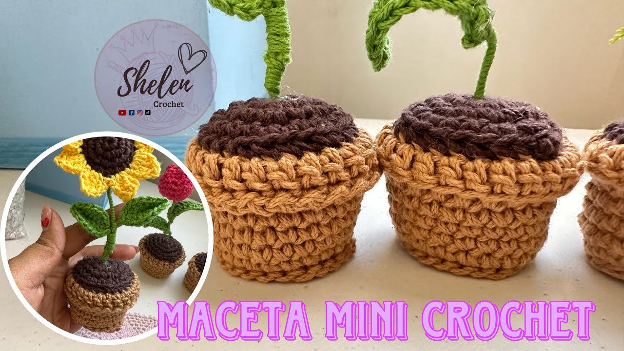 TUTORIAL: MACETA MINI CROCHET