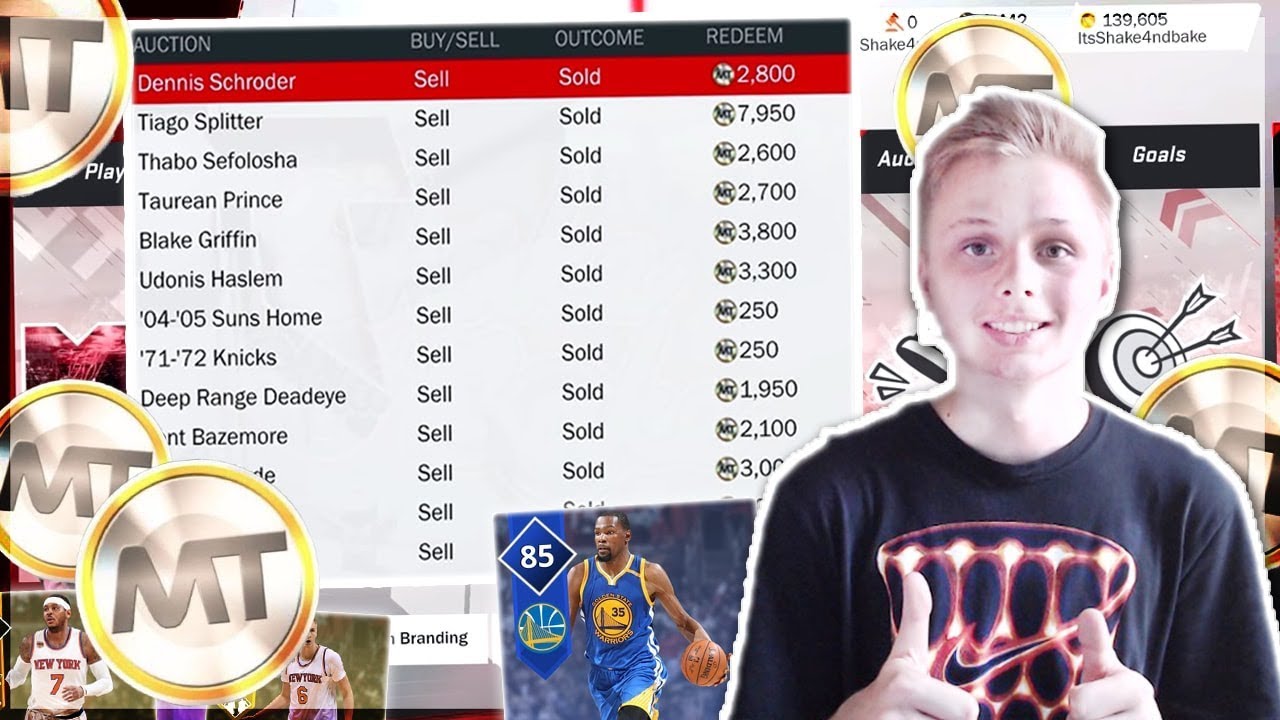NBA 2K18 MyTeam HOW TO MAKES TONS OF MT FAST AND EASY!!!