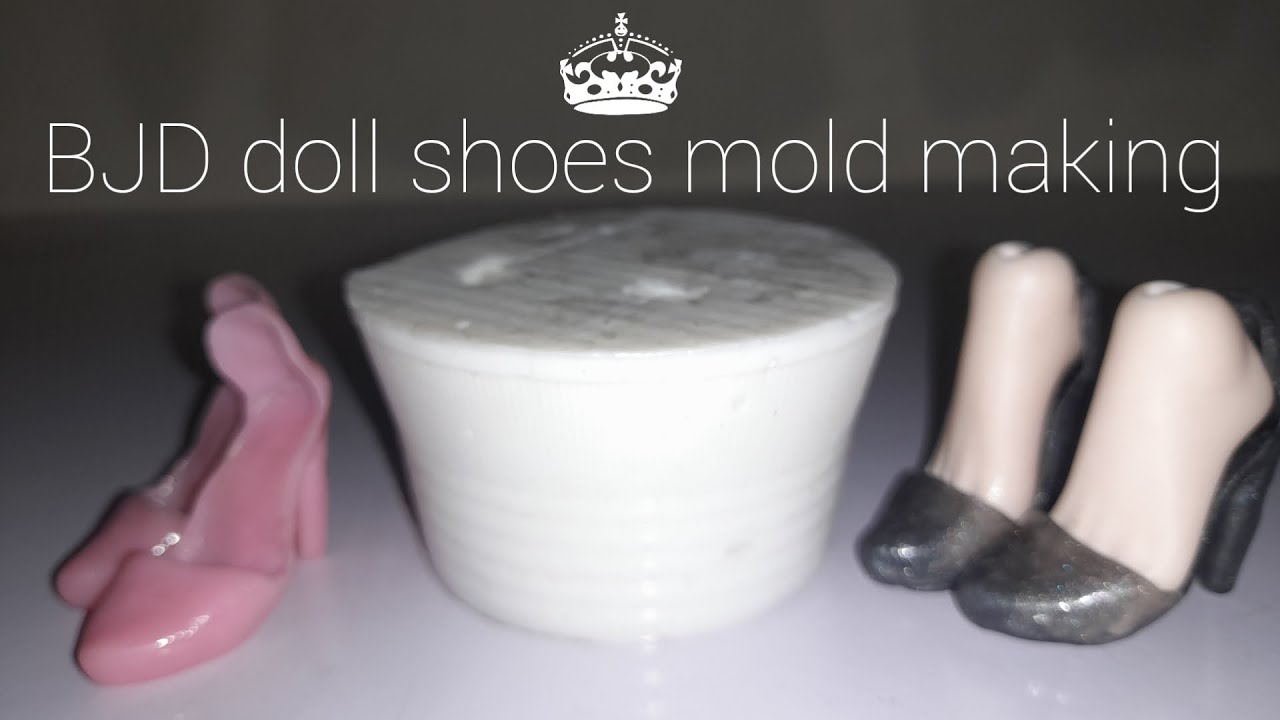 BJD Doll Shoes👠Mold Making|molds making|sillicon mold making