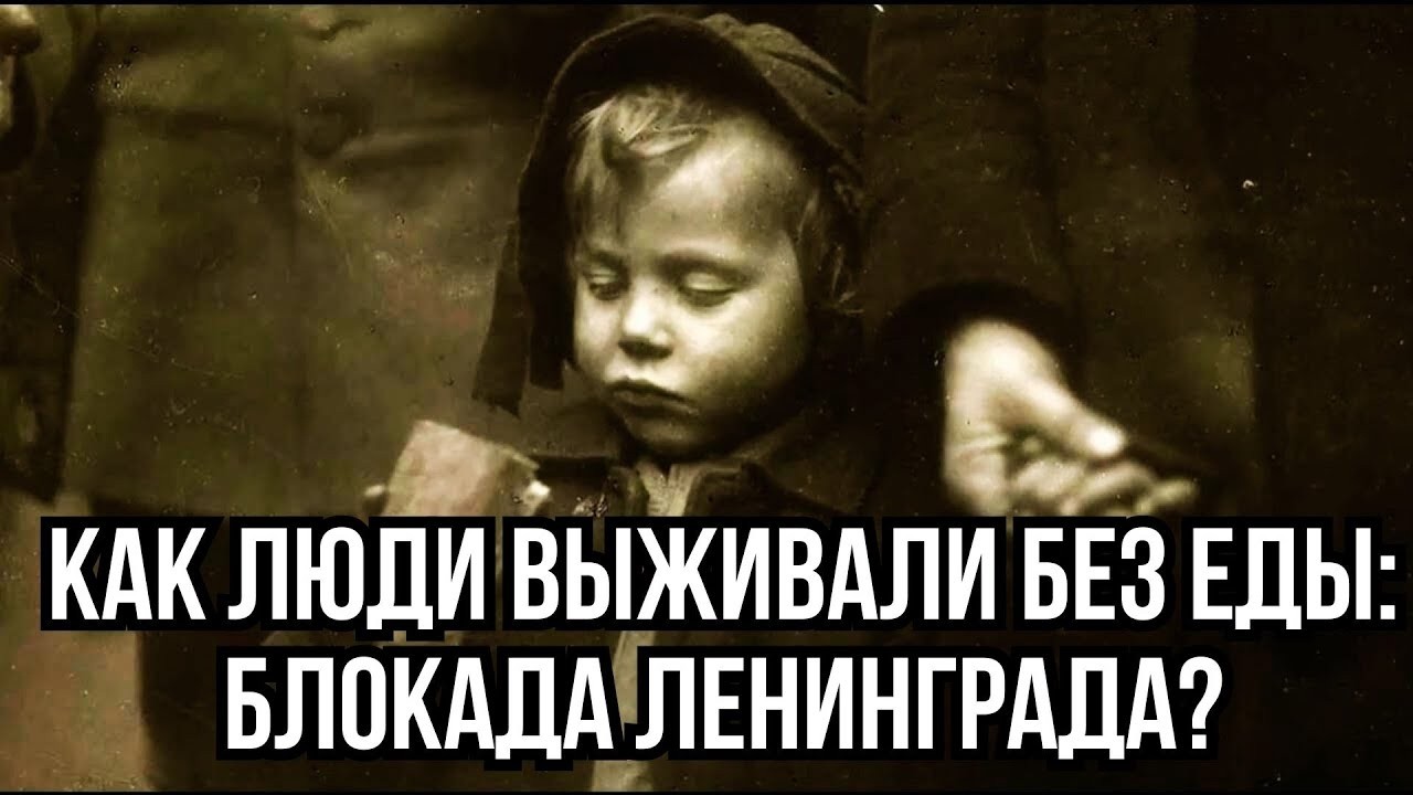 КАК ЛЮДИ ВЫЖИВАЛИ БЕЗ ЕДЫ: БЛОКАДА ЛЕНИНГРАДА?