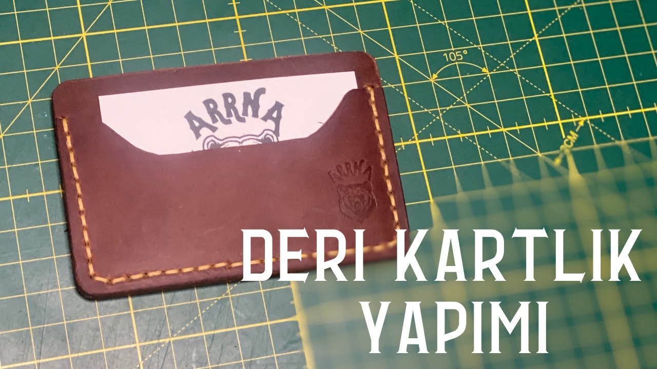 Gerçek Deriden El Yapımı Kartlık – Tek Seferde, Kesintisiz Üretim!
