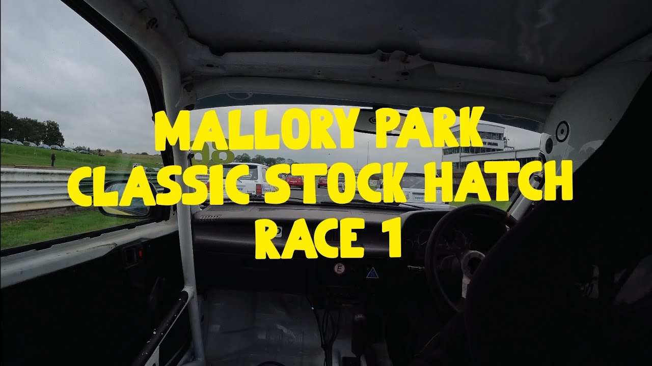 Mallory Park Classic Stock Hatch Race 1 Suzuki Swift GTI