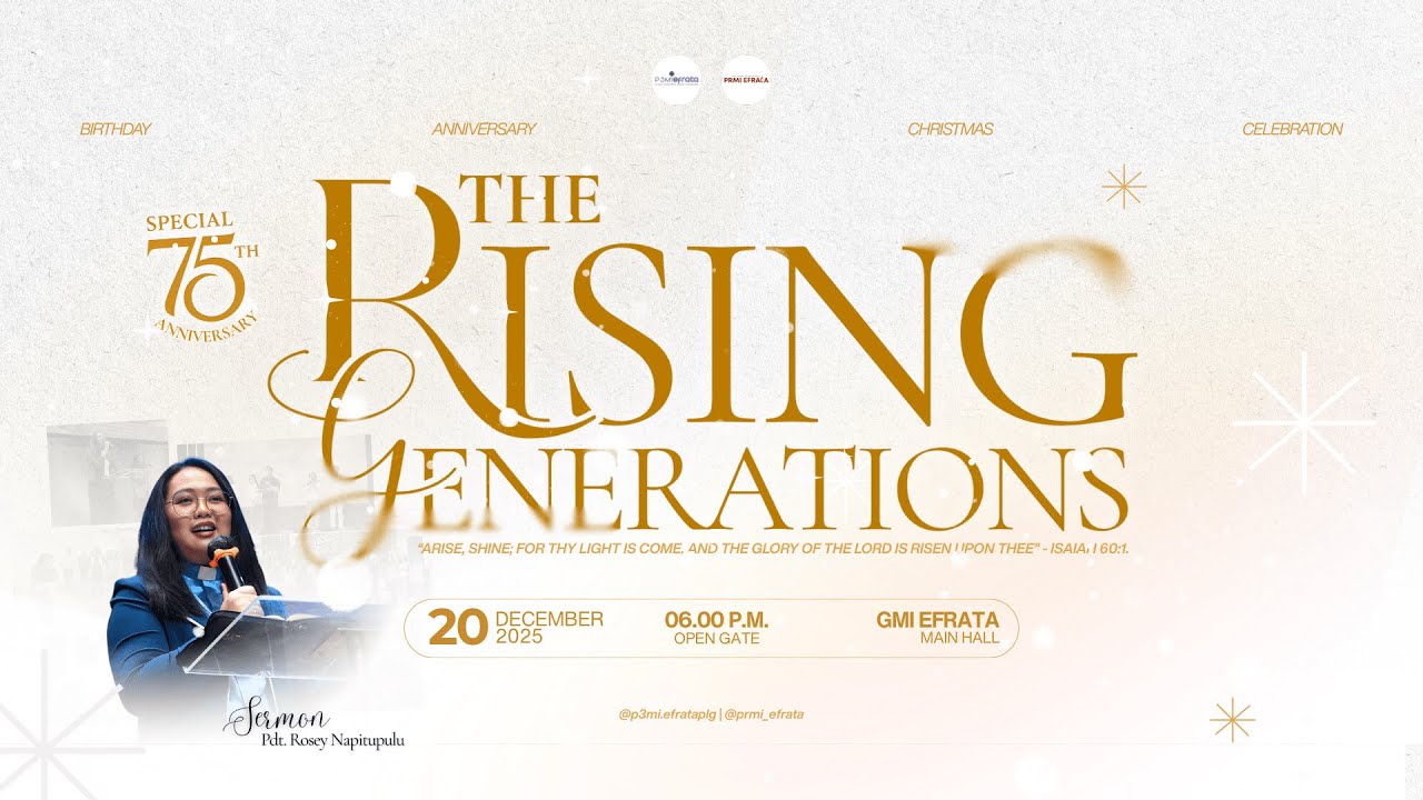 CHRISTMAS & 75 ANNIVERSARY CELEBRATION OF P3RMI EFRATA