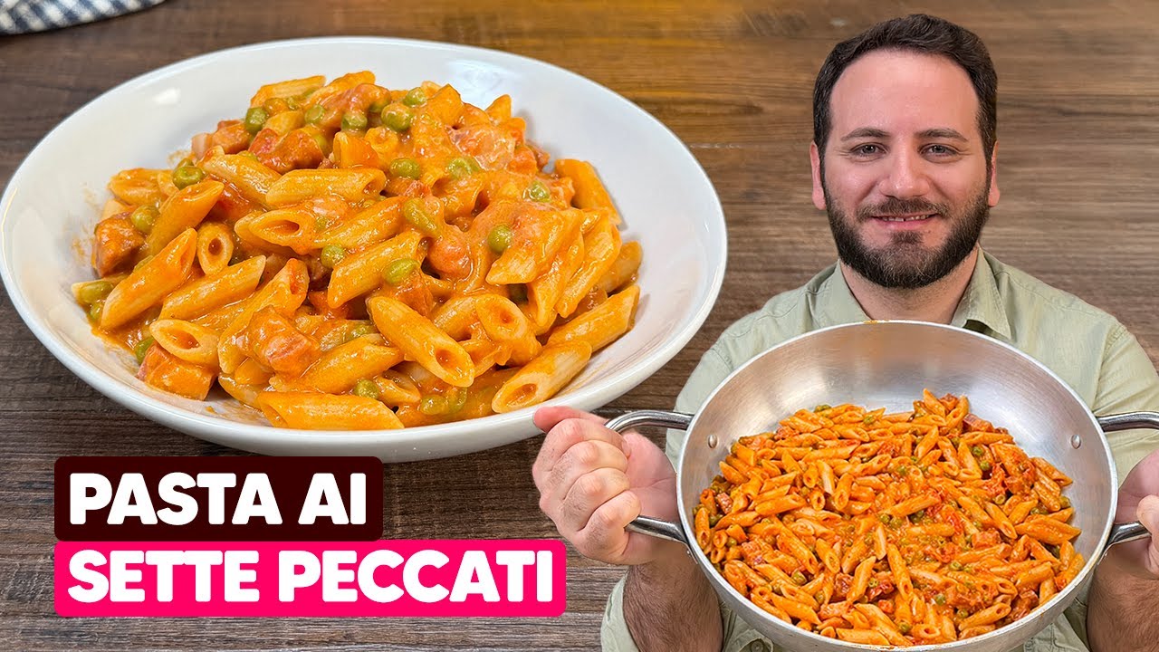 PASTA AI 7 PECCATI: la pasta alle 7 P più CREMOSA che tu abbia mai mangiato!