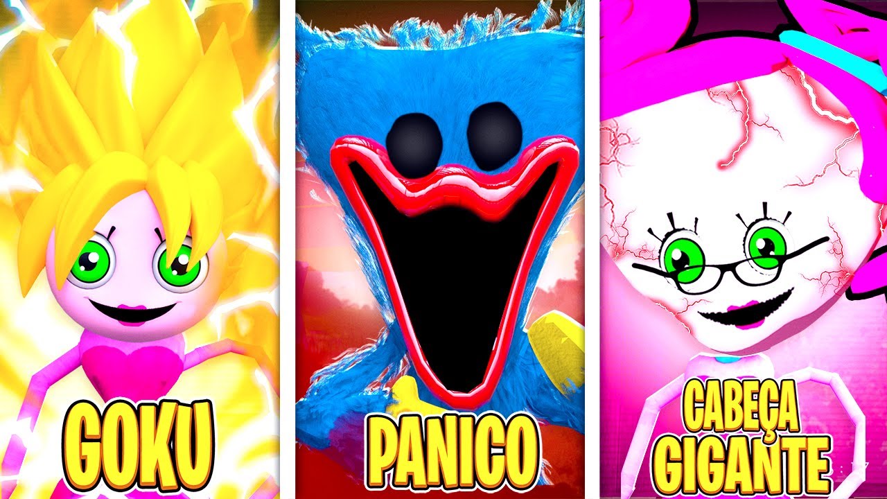 HUGGY WUGGY PÂNICO E MOMMY DE CABEÇA GIGANTE😆
