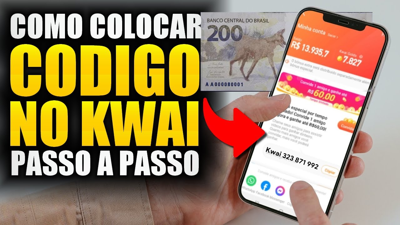 Como Colocar Codigo Kwai do Amigo e De Outra Pessoa Com Convite Passo a Passo