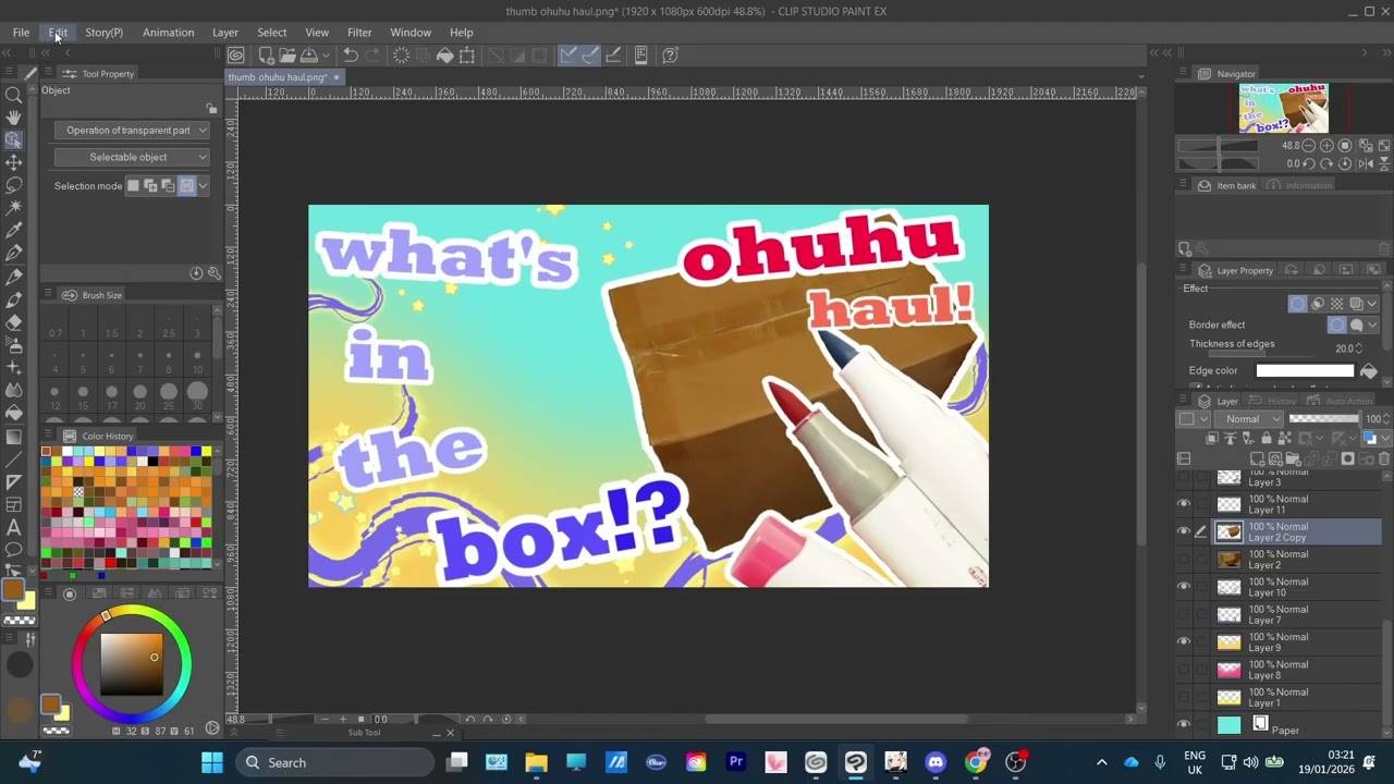 Jak wyśrodkować obraz w programie Clip Studio Paint
