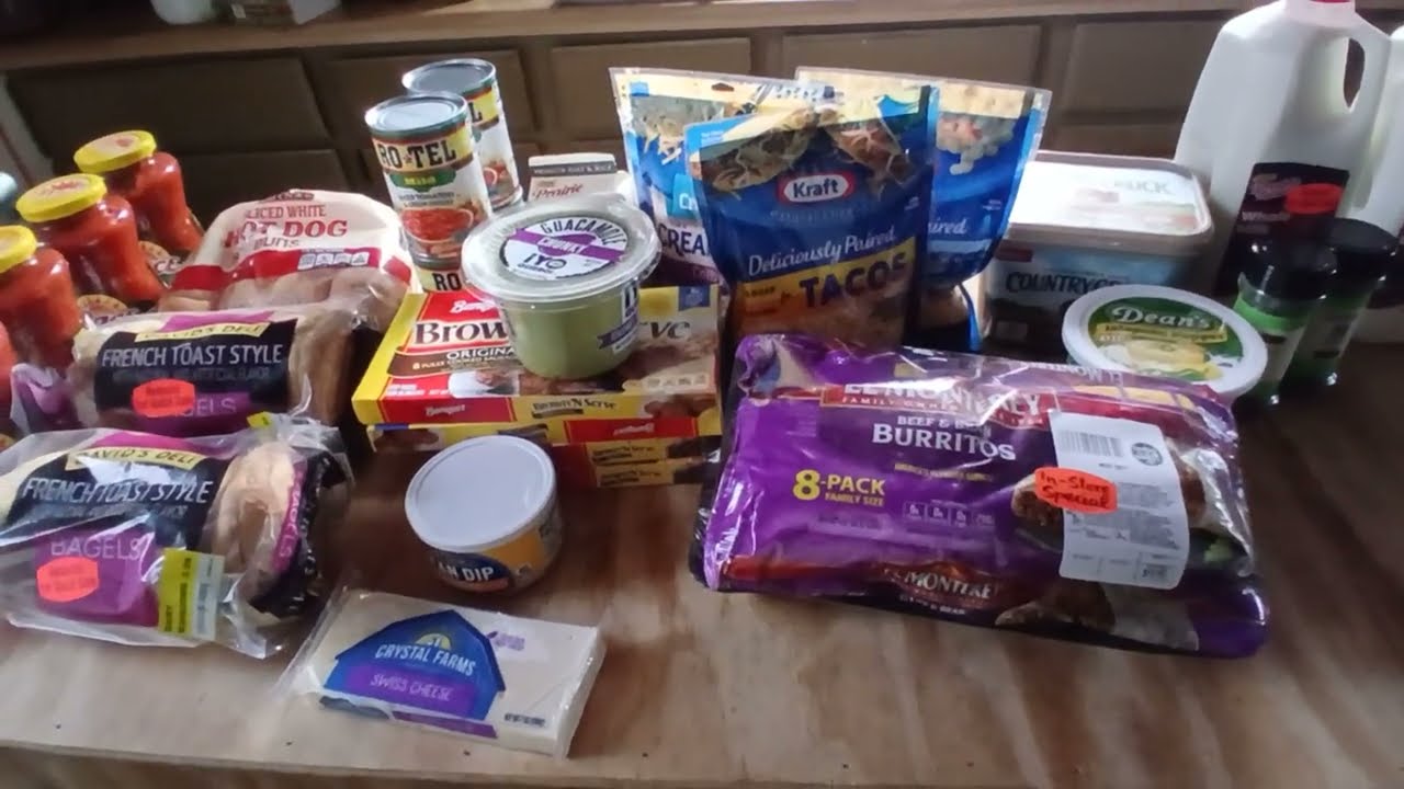 $107 Grocery Haul | Budget Shopping with SNAP & Weekly Ad Deals | #diml #groceryhaul #smallyoutuber