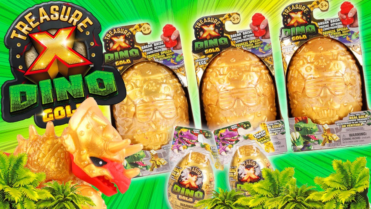 TRESOR X DINO GOLD ARMOURED EGGS Ils sont de retour et sont en plus beaux !!