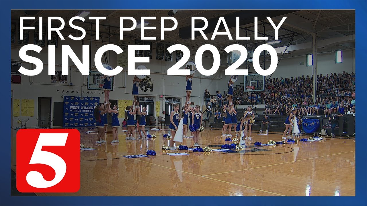First pep rally since 2020 tornado marks a new chapter for West Wilson Middle School students