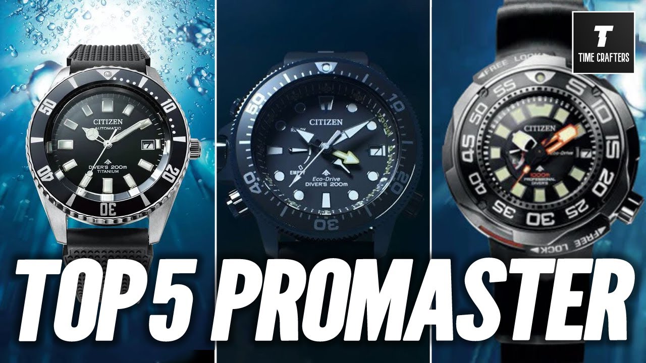 🔥 Mejores Citizen Promaster 🔥 TOP 5 mejores relojes para buceo 🤿 El mejor reloj para el agua