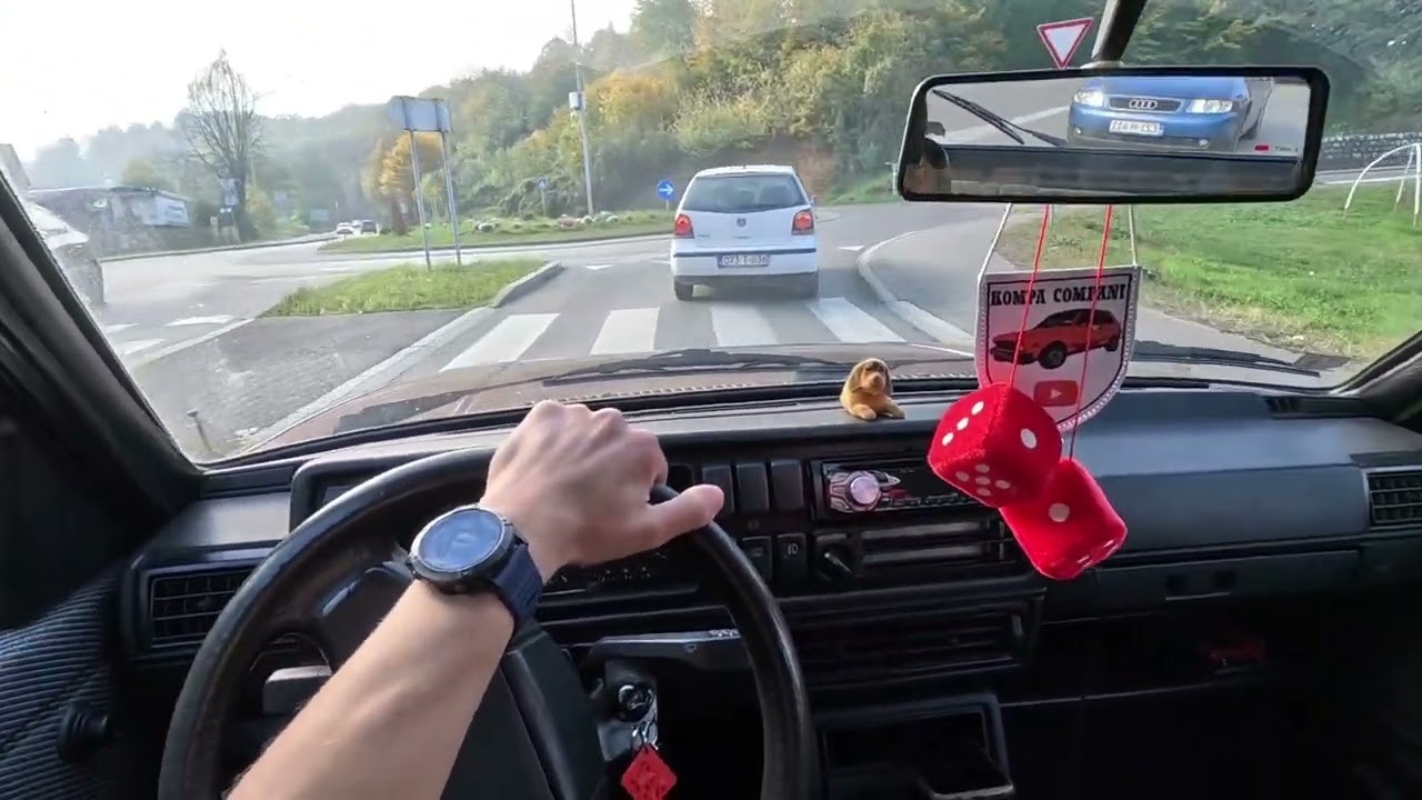 Pov First Person View the car that celebrated success for volkswagen it was  Golf 2 TAS 92