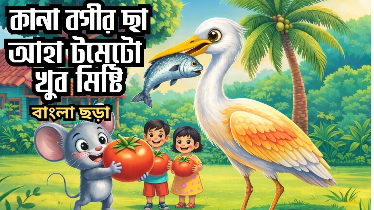 ঐ দেখা যায় তাল গাছ | Oi Dekha Jay Tal Gach | Bangla Nursery Rhyme for Kids | AA Kids school -ছড়া .