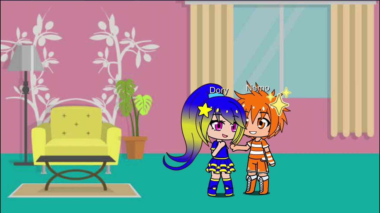 Melhores Momentos do Nemo e Dory Procurando Nemo🧡💙🐟🐠 ( Gacha Club)💘💖
