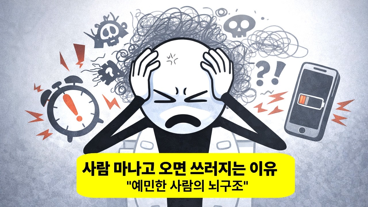 “왜 나는 사람 만나면 탈진할까? 사회성 문제가 아니라 뇌 사양 문제입니다”