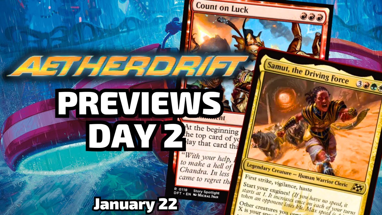 Fun Build Around Cards Dropped Today | MTG Aetherdraft Previews Day 2 Spoilers
