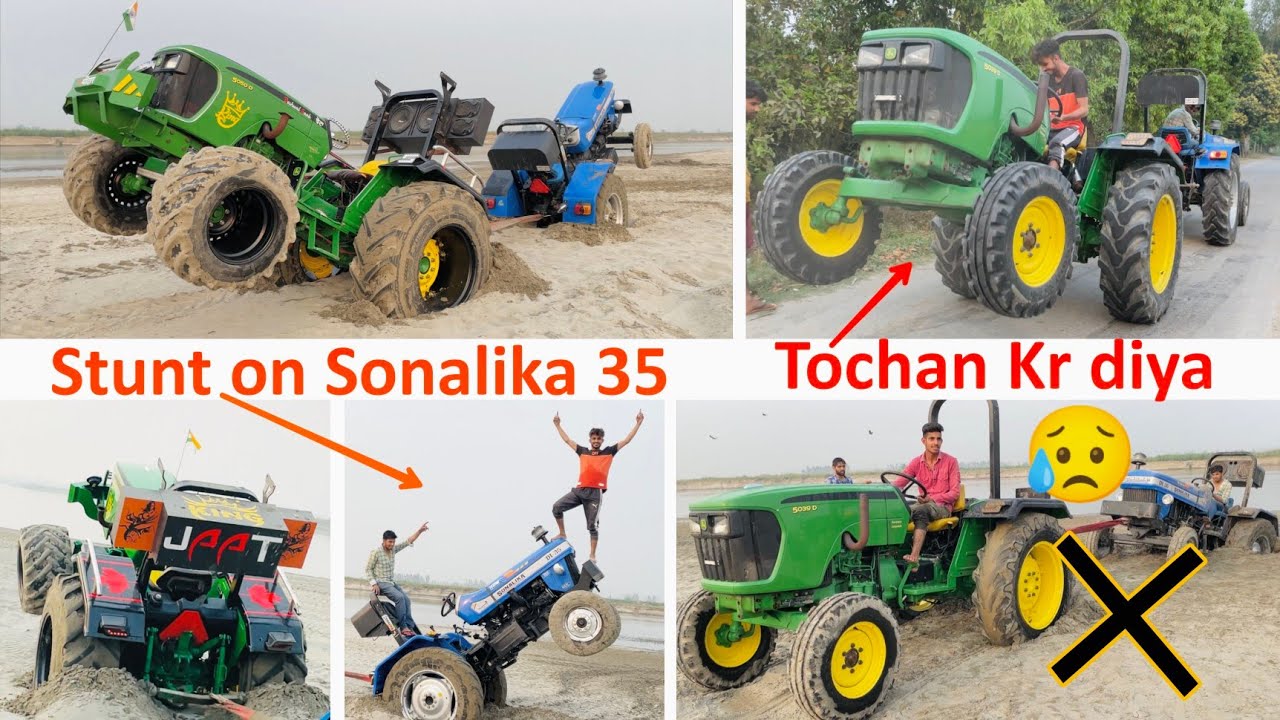 Last Part 😵‍💫 सोनालिका 35 के गियर उलज गए JohnDeere vs Sonalika