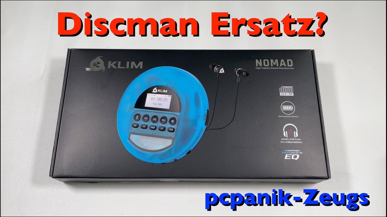 pcpanik-Zeugs : KLIM NOMAD mobiler CD Player - Taugt er was?