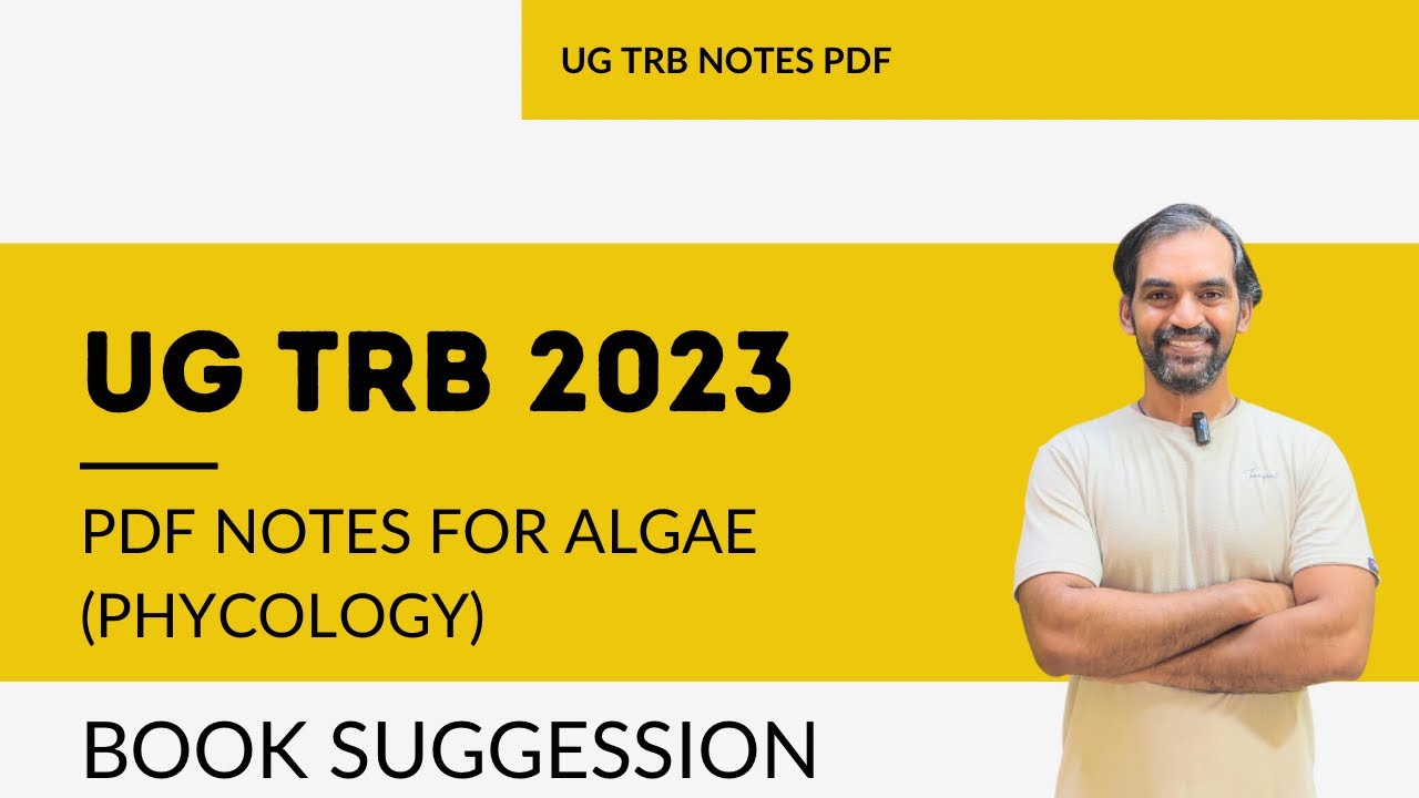 Ug TRB botany notes pdf | MCQ book for practice