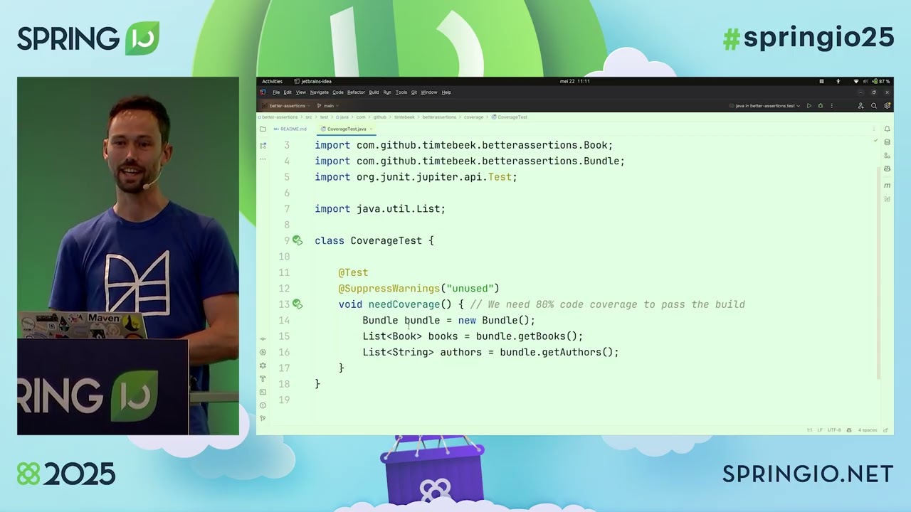 Better Assertions with AssertJ by Tim te Beek @ Spring I/O 2025
