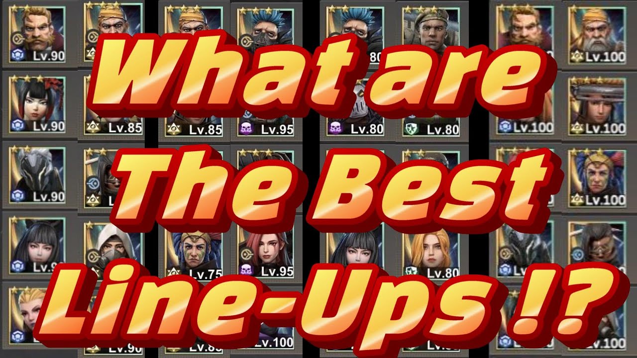 Last Fortress Underground : Top Hero Line Ups