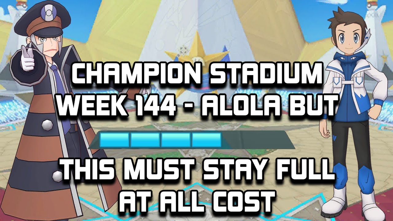 12.5k Alola Champion Stadium, but I can't use gauge ! [Pok&eacute;mon Masters EX]