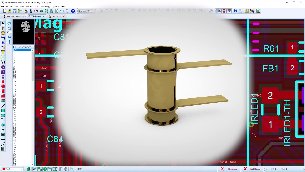 Non-Functional pads in Proteus Design Suite