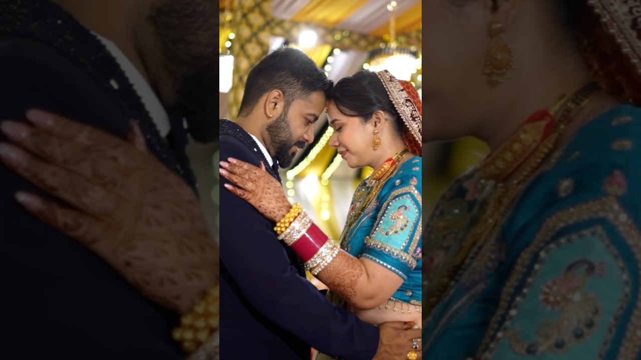 Meri wafa pe haq hua tera #weddingvibes #reception #couplegoal #indianwedding #viral #viralwedding